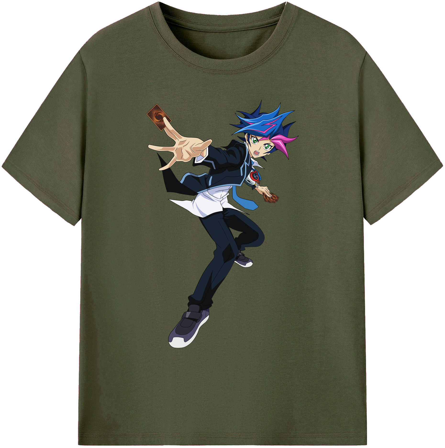 （画像用） 遊☆戯☆王 Yu-Gi-Oh! 綿100％ メンズ半袖Tシャツ｜肌触りやわらか＆通気性